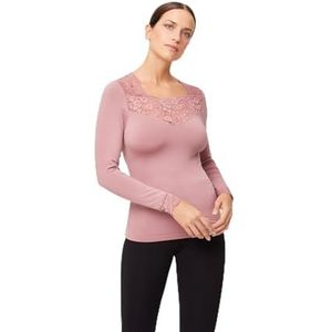 Ysabel Mora - Thermisch shirt met kant en lange mouwen, S