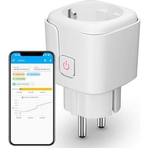 THIRDREALITY Zigbee Smart steckdose mit Stromverbrauch (Typ F), Zigbee Repeater, CE-zertifiziert, ZigBee Hub erforderlich, Kompatibel mit Alexa, Home Assistant, SmartThings…