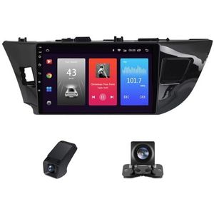 Carplay autoradio 2 Din geldt voor Toyota Corolla 11 2012-2016 met Android Auto Bluetooth 10 inch touchscreen autoradio met DSP GPS stuurwielbediening + achteruitrijcamera(B,C10)