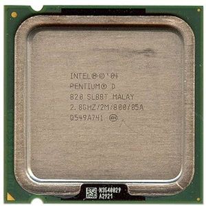 Intel Pentium D 820 2,8 GHz 800 MHz 2x1 MB Socket 775 Dual-Core CPU