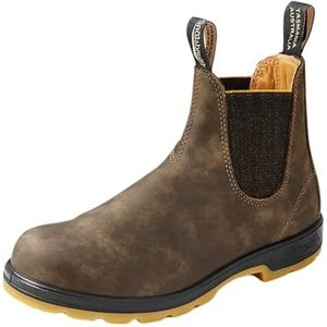 Blundstone Classic Comfort 550, unisex laarzen met korte schacht voor volwassenen, rustiek bruin, 42 EU