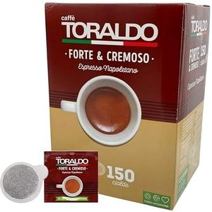 CAFFÈ TORALDO - MISCELA FORTE & CREMOSO - Box 150 PADS ESE44 7.2g