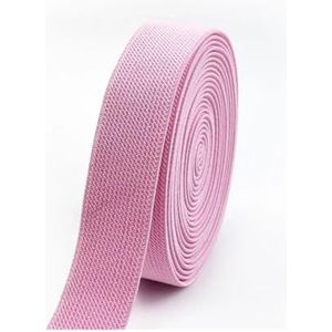 3/5 meter 10-50 mm elastische banden voor broek taille rubberen band stretch singels riem doe-het-zelf ondergoed kleding naaien accessoire (roze, 3 meter _25 mm)