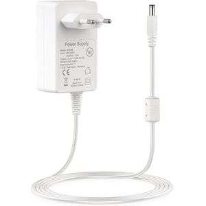 Wicked Chili 3,0 m / 12 V / 3500 mA voeding geschikt voor AVM Fritz!Box 5690 Pro, 7690, 5590 Fiber, 7530 AX, 7590 AX, 7590, Repeater 6000 3000AX, router-stekkeradapter (kabel extra lang, wit)