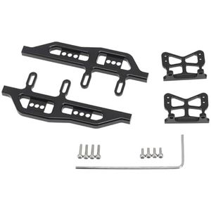 IWBR 1:24 Schaal Model Auto Onderdelen Zijpedalen Frame Pedaal 1 Set for Axiale SCX24 90081 1/24 RC Auto Onderdelen (Size : Black)