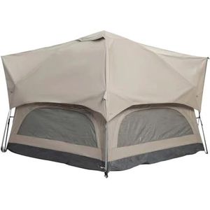 Draagbare Grote Pop-up Tent, Dubbellaags Waterdichte Draagbare Charm Tent, 4-8 Persoon Instant Cabin Tent, Outdoor Camping, Wandelen En Backpacken Grote Tent