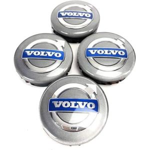 4 stuks naafdoppen voor Volvo 64 mm, wielnaafdoppen voor auto's, wielnaafdoppen, reservewieldoppen, stickers voor wielnaafdoppen