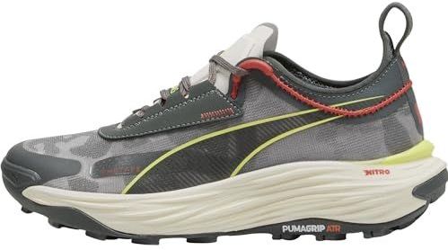 PUMA - Voyage NITRO 3 - Trailrunschoenen - Groen/Grijs/Rood - NITRO Foam