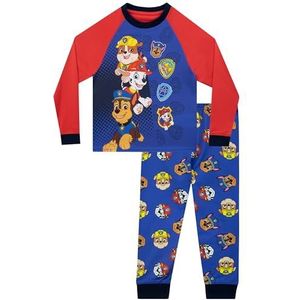 Paw Patrol Pyjama's Voor Jongens | Rubble, Marshall, Chase Jongens Pyjama Set | Lange Mouwen Jongens PJs | Veelkleurig 92