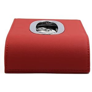 XYWHPGV Car Auto Rood Kunstleer Tissue Doos Houder Servet Opbergtas Cover(935ae 5f84b c9132 5c7ac 09cef cf1ae