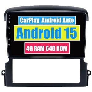 RoverOne Auto Stereo CarPlay Hoofd Unit voor Kia Sorento BL 2002 2003 2004 2005 2006 2007 2008 Android Auto Touchscreen Sat Navi Bluetooth WiFi Radio Speler