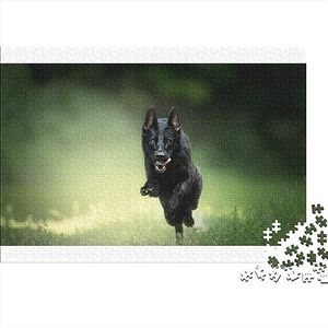 Casse-tête Casse-tête voor volwassenen (Jeux Herdershond Amusants) Casse-tête Personnalisés Jeux Stimulants voor La Famille Cadeaux D'anniversaire De Noël 500 stuks (52 x 38 cm)