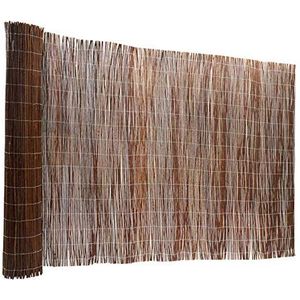 Floordirekt Rieten hek | 5 maten | wilgenmat | rieten mat | bescherming tegen inkijk | decoratieve hekken (90x300 cm)