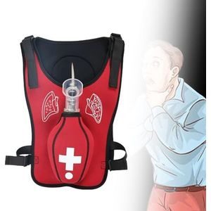 anti-verstikkingsapparaat, Heimlich Praktijk Training Model for Verpleegkundigen en Studenten Eerste Hulp Lesaccessoires Onderwijs, Rood(Red)