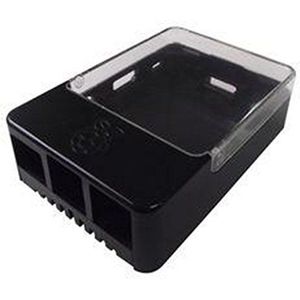 Raspberry behuizing voor Pi Type B+/B2/B3/HAT zwart