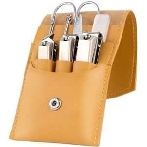 8-delige nagelknipper manicureset manicureset roestvrij staal reizen nagelverzorgingsset professionele pedicure verzorgingsset met draagbare lederen tas Manicure Pedicure Sets