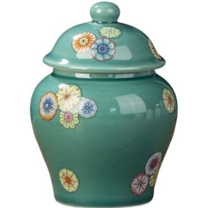 Gemberpot Vaas Keramische Gemberpot Vaas Chinoiserie Chinese Stijl Traditionele Porseleinen Potten Aziatische Gemberpot Voor Thuis Gember Potje(G)