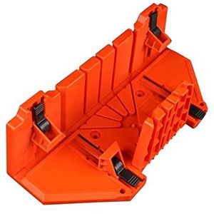 14-inch Zagen Opslagwijter Doos met Beweegbare en Niet-slip Kaak voor Achterste Zaagslothoeken 45/22.5/90 Graden Sneden Zagen en Klembox voor Houtbewerking (14-inch)