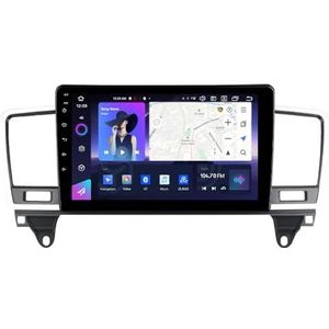 Android 14 Autoradio Stereo voor B-enz M-Klasse(2011-2015) 9 Inch Touchscreen Multimedia Speler met Draadloze Carplay 2 Din GPS Navigatie FM RDS Bluetooth 5G-WiFi SWC DSP,M100s