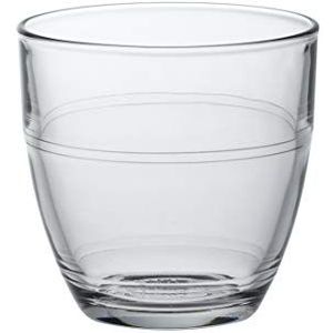 Duralex 1016AC04A0111 Gigogne drinkglas, waterglas, sapglas, 160ml, glas, transparant, 4 stuks