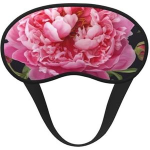 Garden Peony Slaapmasker voor zijslaper, lichtblokkerende nachtmaskers voor slapen oogmasker voor vrouwen mannen oogbedekking zachte comfortabele oogschaduw voor reizen, dutje