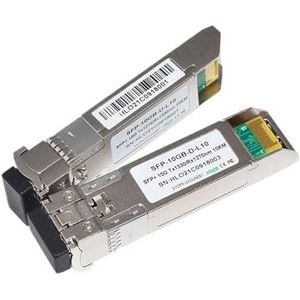 Glasvezelmodule 10GBASE 10G SFP+ 10KM LC SFP-module (1 paar)