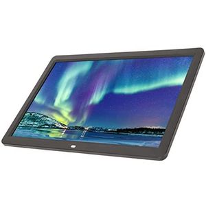 Digitale Fotolijst 15 Inch - 1280 X 800 Full HD-scherm, LED-reclamemachine met Afstandsbediening, Elektronische Fotoalbums voor Vrienden en Familie, Eenvoudige Installatie(EU)