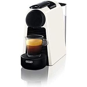 De'Longhi Nespresso Essenza Mini EN 85.W Koffiecapsulemachine, welkomstset met capsules in verschillende smaken, 19 bar pompdruk, ruimtebesparend, wit