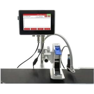 130PRO Industriële online inkjetprinter, 12,7 mm met kunststof behuizing QR-barcode batchnummer logo datumlabelprintmachine voor Tekst Barcode Datum Tijd, etc