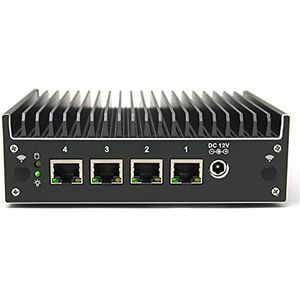 Protectli Vault Pro VP2420-4-poort, firewall micro-apparaat/mini-pc - Intel Celeron J6412, 2.5G-poorten, DDR4 RAM, M.2 SSD-opslag, AES-NI, Barebones