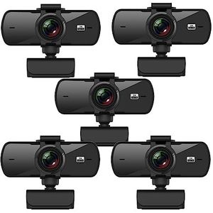 Webcams, Webcam 2K Full HD 1080P Web Camera Autofocus Met Microfoon USB Web Cam for PC Computer Laptop desktop Webcamera(5PCS)