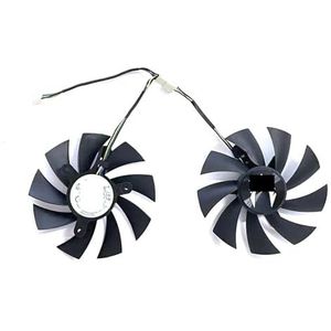 grafische kaart 87MM 4PIN GA92A2H DC 12V 0.35A RTX2060S GPU Fan Compatibel met RTX2060 2060S 1660 1660S 1660TI AMP Wit Grafische Kaart Fan (DIY FAN)