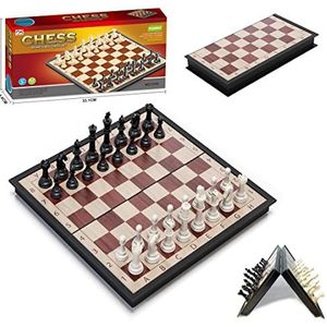 Chess - Magnetisch schaakbord set - inklapbaar bord - Opvouwbaar 33CM - met schaak stukken - perfecte schaakset aan om te beginnen met schaken