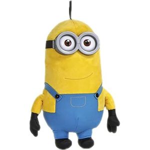 Play by Play Minions Rise of Gru Minions Pluche dier, premium knuffeldier, nieuwe keuze, Bob, Otto, Kevin, Stuart, Dave met pvc-ogen, originele licentie (Kevin, 33 cm)