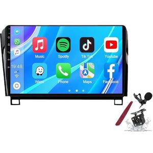 Android 14 Autoradio Sat Navi voor T-oyota Tundra (2007-2013) 9 Inch Touchscreen Multimedia Speler met Draadloze Carplay GPS Navigatie FM RDS Bluetooth 5G-WiFi SWC DSP,M120s