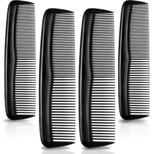 Xuxinsheng 4-delige set plastic tassen voor haarkammen, fijne en standaard getande haarkammen, prachtige stylingkammen en haarstylingkammen