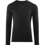 Woolpower Crewneck LITE hemd met ronde hals/shirt lange mouwen van merinowol black M (EU50/52)