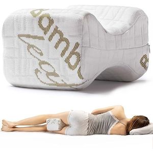 Been- en kniekussen om op de zij te slapen Rust aan de zijkant Benen en rug van traagschuim en bamboe Orthopedische en anatomische lendensteun voor houdingsproblemen Afneembaar en wasbaar