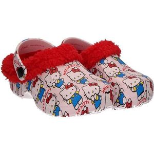 CERDÁ LIFE'S LITTLE MOMENTS Hello Kitty pantoffels van imitatie-lamsvacht, comfortabel, zacht en antislip, Hello Kitty, 32/33 EU