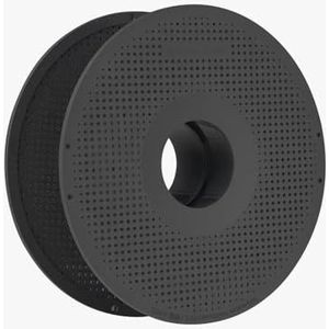 Herbruikbare spoel for Bambu Lab 3D-printer Materiaalhouder for hoge temperaturen Filamentcompatibiliteit: ABS, ASA, PA6-GF, ABS-GF, PAHT-CF(1 PCS Black)