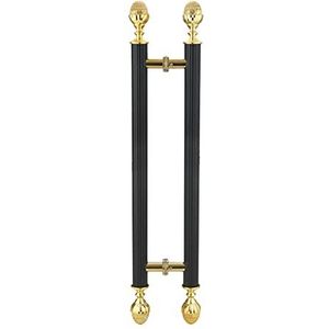 MWANG Roestvrij stalen duwtrekdeurklink tweezijdig ontwerp, H-vorm glazen schuifdeurgrepen met complete sets, houten schuur deurgrepen, 60/80/100/120/150 cm lengte (kleur: wit1, maat: 150 cm