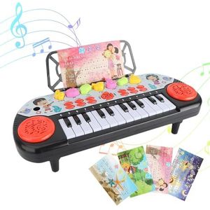 GIBOH Toetsenbordpiano voor kinderen - Multifunctioneel muziektoetsenbord,Leerspeelgoed voor meisjes en jongens van 3-6 jaar, muziekinstrumenten voor beginners, educatief speelgoed, verjaardagscadeaus