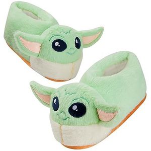Disney Lilo en Stitch en Yoda 3D-pantoffels voor kinderen, blote voeten pantoffels voor kinderen, in verschillende maten, groen, 28/29 EU