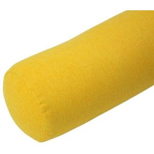 Round Cervical Roll Bolster Pillow with Removable & Washable Pillow Cover, Bolster Pillow Filled with Soft, Round Bolster Pillowcase Cover(Yellow,15x45cm)