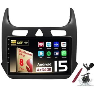 Android 15 Autoradio Sat Navi voor C-hevrolet Kobalt (2011-2018) 9 Inch Touchscreen Multimedia Speler met Draadloze Carplay GPS Navigatie FM RDS Bluetooth 5G-WiFi SWC DSP,M150s