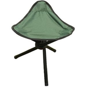 Opvouwbare kruk Camping draagbare stoelen for volwassenen Opvouwbare kruk stoel Opvouwbare visstoel Opstapje for volwassenen Opvouwbare kampeerkruk Reiskruk Uitschuifbare kruk klein (Color : Green,