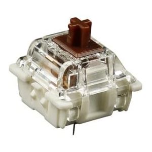 JJCFGRDM SMD-schakelaar V3 RGB Pro gele zilveren transparante schakelaar voor mechanisch MX-toetsenbord (maat: 110 stuks, kleur: bruin 3.0)