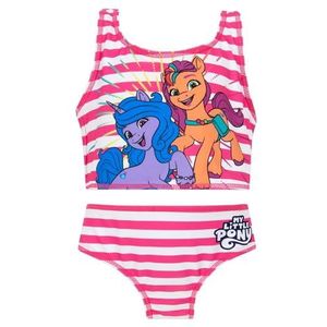 My Little Pony Meisjes Zwemkostuum 2-Delig | Meisjes Tankini | Meisjes Zwemkleding Apart | Roze 110