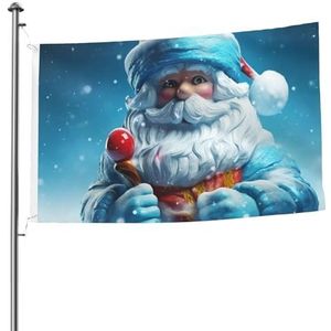 Vlag 5 x 8 ft vlaggen voor buiten grappige banner tuinvlag dubbelzijdig ijs kerstman welkom werf banners voor huis tuin tuin gazon binnen/buiten decor vlaggen