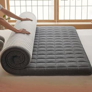 Grote matras, warm en ademend matras, traditioneel katoenen vouwbed tweepersoonsbed (kleur: A, maat: 150 x 200 cm)